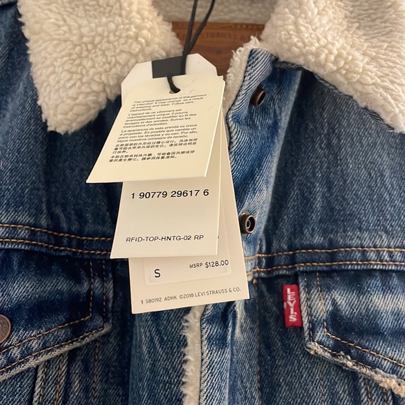 Levis original trucker jean jacket size SMALL - Picture 5 of 6